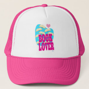 Boekenliefhebber Leuk lezen Logo vet Gezegde Trucker Pet