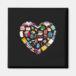 Boekenliefhebber Librarian Teacher Bookish Books H Magneet
