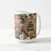 Boekenliefhebber Mok, Lezers Cup Gift, Boeken Lees Koffiemok (Voorkant rechts)