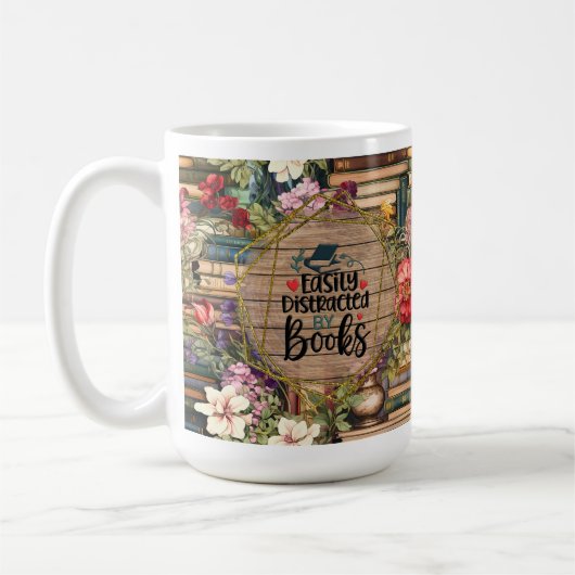 Boekenliefhebber Mok, Lezers Cup Gift, Boeken Lees Koffiemok (Links)
