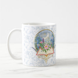 Boekenliefhebber Nog één hoofdstuk Waterverf Flora Koffiemok