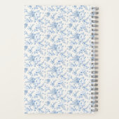 Boekenliefhebber Nog één hoofdstuk Waterverf Flora Notitieboek (Achterkant)