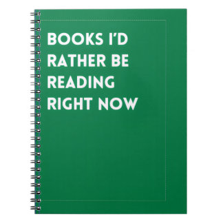 Boekenliefhebber notitieboek