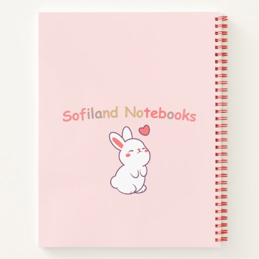 Boekenliefhebber 📙💗🌸 Notitieboek (Achterkant)