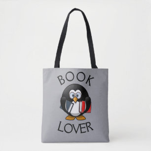 Boekenliefhebber -- Ontwerpersboodschappentas Tote Bag