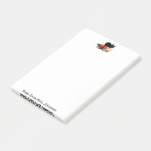Boekenliefhebber personaliseren post-it® notes (Schuin)