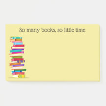 Boekenliefhebber Post-It-notities