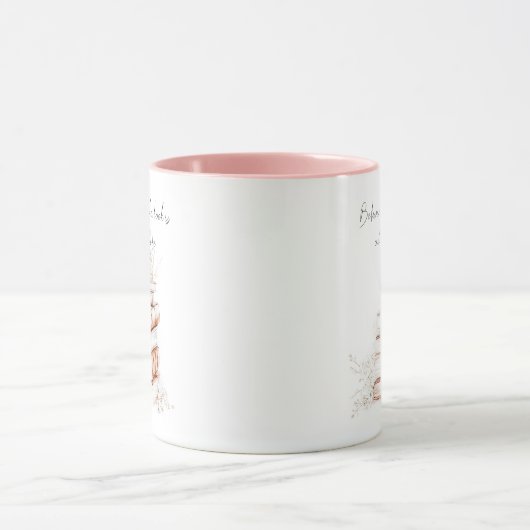 Boekenliefhebber Quote Pink Two-Tone Mok (Midden)
