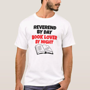 Boekenliefhebber Reverend T-shirt