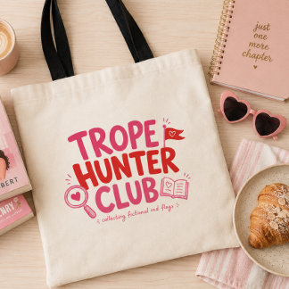 Boekenliefhebber Romance Trope Hunter Tote Bag