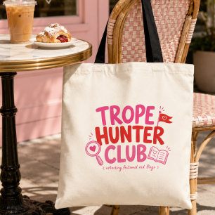 Boekenliefhebber Romance Trope Hunter Tote Bag
