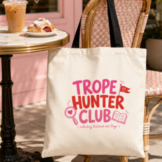 Boekenliefhebber Romance Trope Hunter Tote Bag