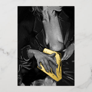 Boekenliefhebber Spicy Booktok Folie Art Kaart