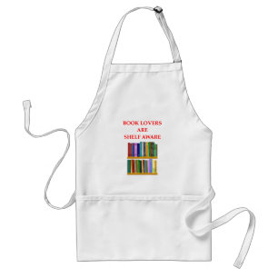 boekenliefhebber standaard schort