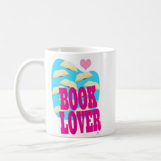 Boekenliefhebber Sweet Reader Love Logo Art Koffiemok
