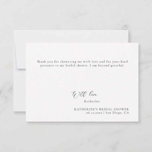 Boekenliefhebber Thema Bookish Literair Vrijgezell Bedankkaart (Achterkant)