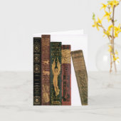 Boekenliefhebbers-ansichtkaart Kaart (Gele Bloem)