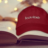Boekenliefhebbers Booktrovert geborduurd Twill Pet
