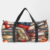 Boekenliefhebbers - Bruin Suède - Monogrammed Plunjezak (Achterkant)