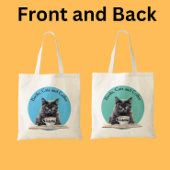 Boekenliefhebbers cadeau boeken tas boekenwurm kat