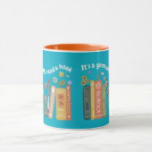 Boekenliefhebbers citeren, het is een goede dag om mok (Midden)