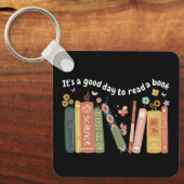 Boekenliefhebbers citeren, het is een goede dag om sleutelhanger (Voorkant)