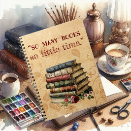 Boekenliefhebbers citeren zoveel boeken die zo wei notitieboek