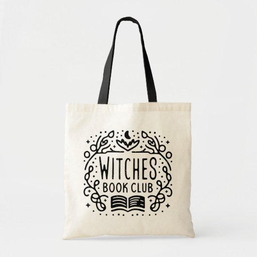 Boekenliefhebbers club heks academia esthetisch tote bag (Voorkant)