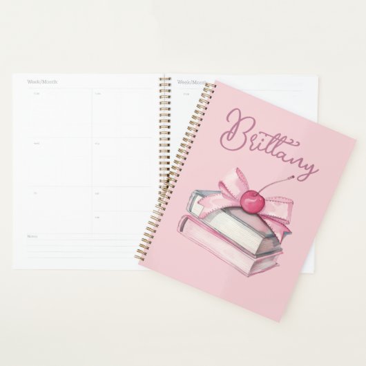 Boekenliefhebbers Coquette Roze Planner (Display)