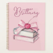 Boekenliefhebbers Coquette Roze Planner (Voorkant)