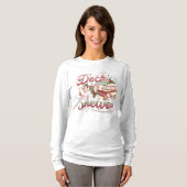 Boekenliefhebbers  Deck de Planken Kerst T-Shirt (Voorkant volledig)