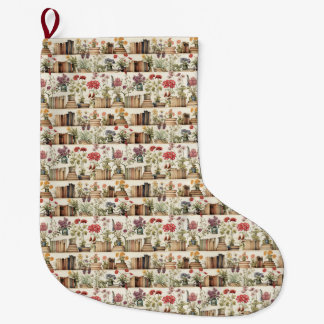 Boekenliefhebbers Floral & Botanical Bookshelf Grote Kerstsok