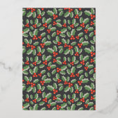 Boekenliefhebbers Folie Holiday Kaart (Achterkant)