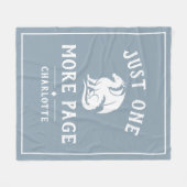 Boekenliefhebbers grappige uitspraak fantasy lezer fleece deken (Voorkant (Horizontaal))