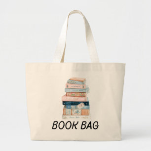 Boekenliefhebber's grote tote bag