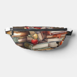 Boekenliefhebbers monogrammed heuptasje