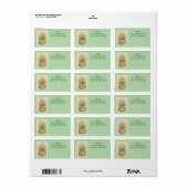 Boekenliefhebbers Retouradreslabels Etiket (Full Sheet)