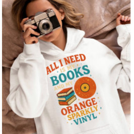 Boekenliefhebbers T-shirt, alles wat ik nodig heb Hoodie
