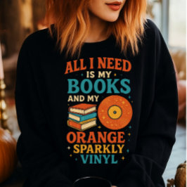 Boekenliefhebbers T-shirt, alles wat ik nodig heb Trui