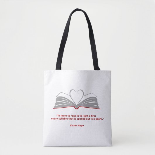 boekenliefhebbers tote bag (Voorkant)