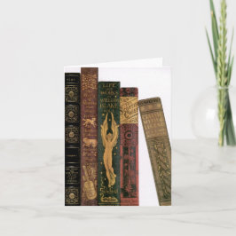 Boekenliefhebbers wenskaart kaart