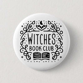 Boekenliefhebbersclub heks academie esthetiek ronde button 5,7 cm