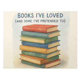 Boekenliefhebbersdagboek en leeslijst notitieblok