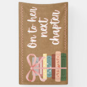 Boekenliefhebbersthema Bruiloftfeest Banner Decora (Verticaal)