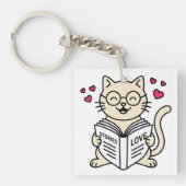 BOEKENLIEFHEBER SLEUTELHANGER (voorkant)