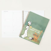 Boekenliefhebster Vrouw En Hond Lezen Planner (Display)