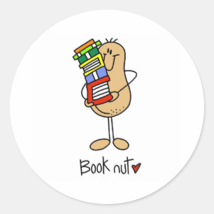 boekenmoer ronde sticker