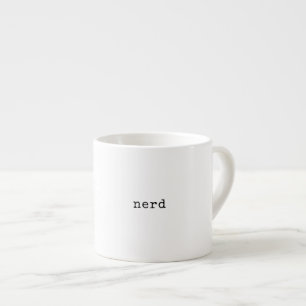 Boekennerd Minimalistische boekworm Espresso Kop