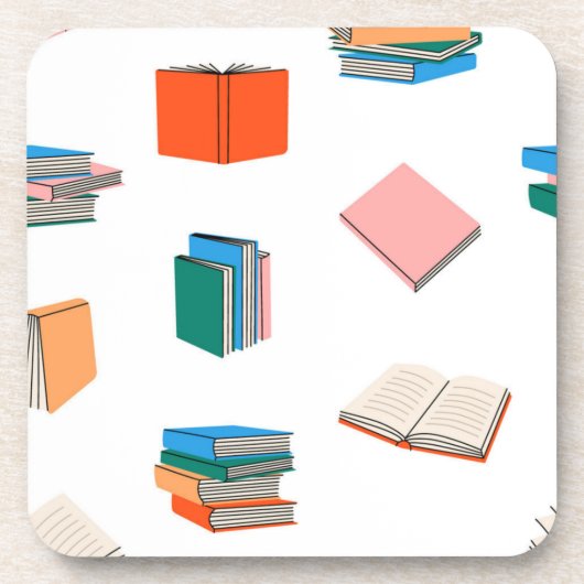 Boekenpatroon Bier Onderzetter (Voorkant)