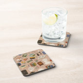 Boekenpatroon Bier Onderzetter (Rechterzijde)